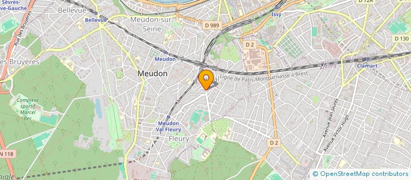 localisation de l'entreprise MADAME ALYSSIA BOSC à MEUDON