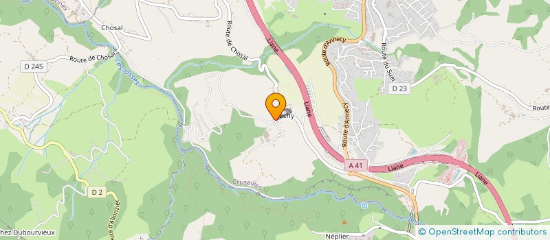 localisation de l'entreprise MADAME ALYSSIA CONSTANTIN  CRUSEILLES