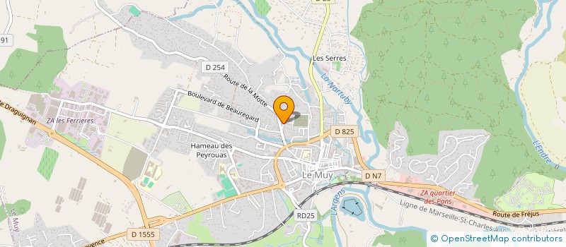 localisation de l'entreprise MADAME ALYSSIA GUERMI  LE MUY