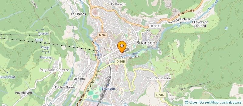 localisation de l'entreprise MADAME ALYSSIA SERILLAC-GENTIL  BRIANCON