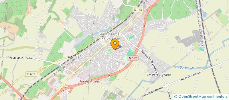 localisation de l'entreprise MADAME ALYSSIA TANRATTANA  SAINT-MARCEL-LES-VALENCE