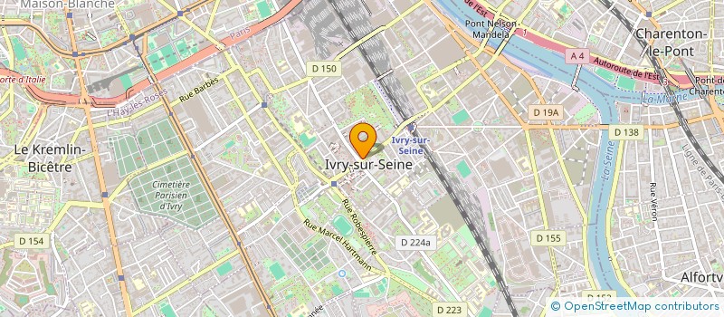 localisation de l'entreprise MADAME ALYSSIA TAOURIRT  IVRY-SUR-SEINE