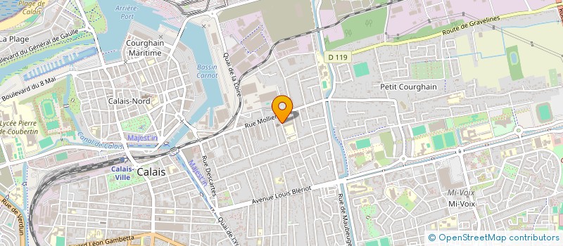 localisation de l'entreprise MADAME ALYSSIA VERBEKE  CALAIS