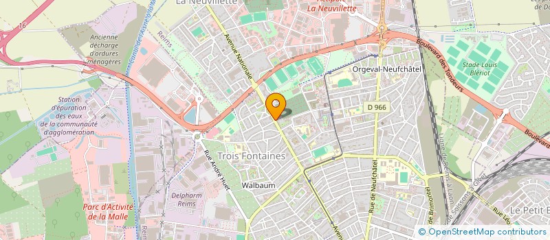 localisation de l'entreprise MADAME ALYSSON FRANKOWSKI  REIMS