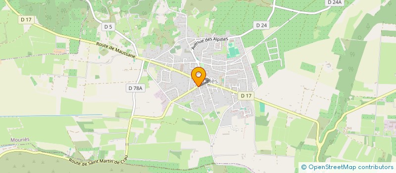 localisation de l'entreprise MADAME ALYSSON GERARD  MOURIES