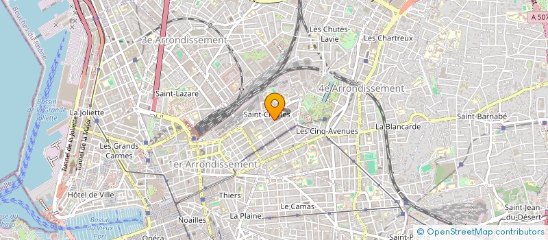localisation de l'entreprise MADAME ALYZEE ALBERT à MARSEILLE 1ER