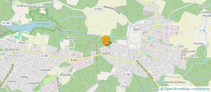 localisation de l'entreprise MADAME ALYZEE LALANDE  TOSSE