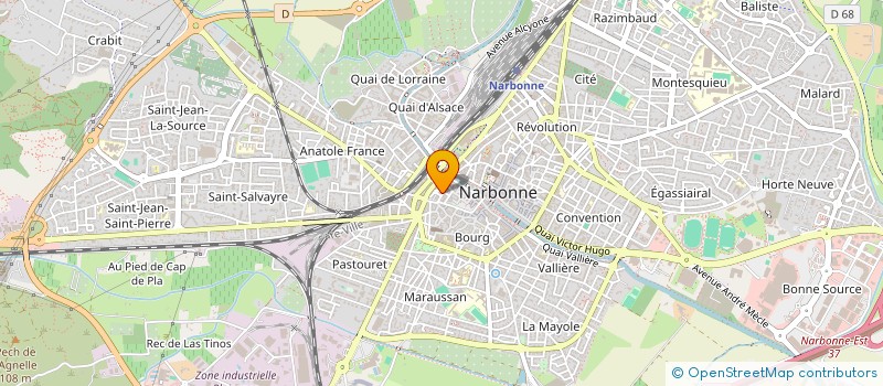 localisation de l'entreprise MADAME ALYZEE MENEROUX  NARBONNE