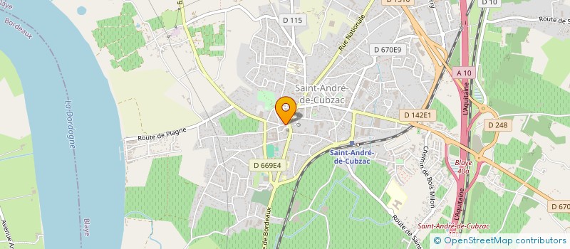 localisation de l'entreprise MADAME ALYZEE SABATINO à SAINT-ANDRE-DE-CUBZAC