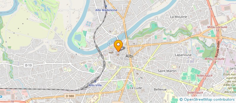 localisation de l'entreprise MADAME ALZIRA DA SILVA à ALBI