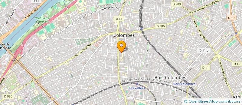 localisation de l'entreprise MADAME ALZIRA PINTO à COLOMBES