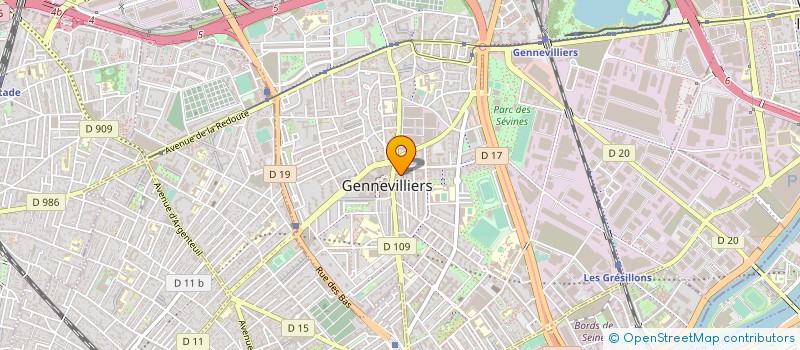 localisation de l'entreprise MADAME AM-FATIM LANDRYSE DAO à GENNEVILLIERS