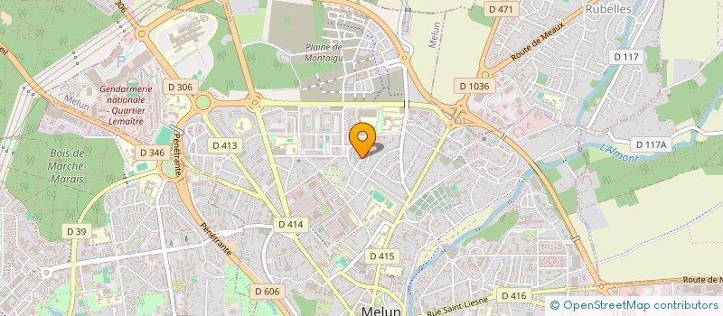 localisation de l'entreprise MADAME AMA BAVOUN à MELUN