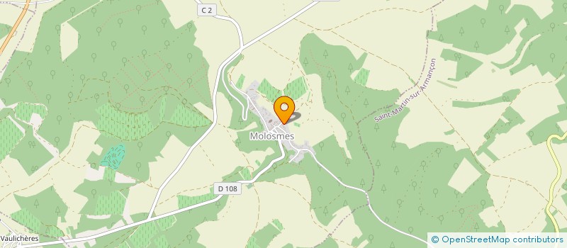 localisation de l'entreprise MADAME AMA BINGA  MOLOSMES