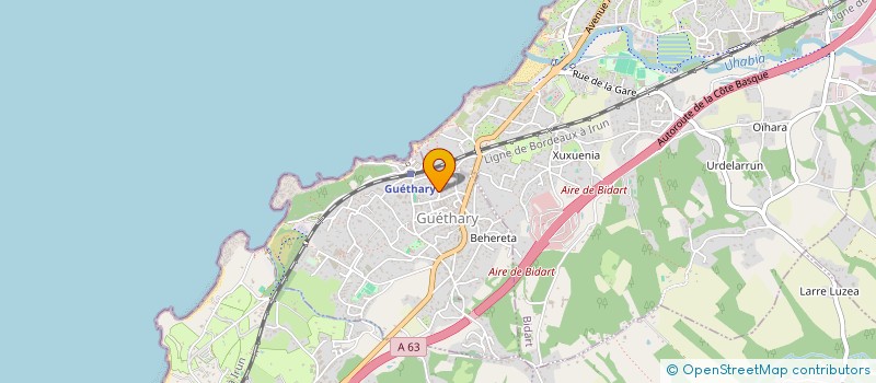 localisation de l'entreprise MADAME AMAELLE NEVEUX  GUETHARY