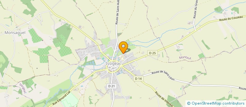 localisation de l'entreprise MADAME AMAELLE PEAN DE PONFILLY  ISSIGEAC