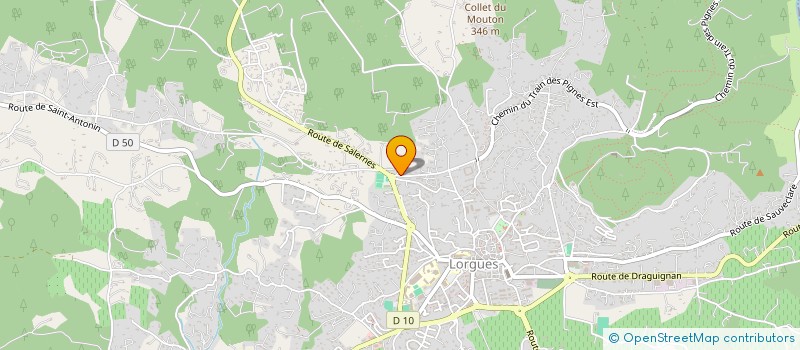 localisation de l'entreprise MADAME AMAH KAMENAN  LORGUES