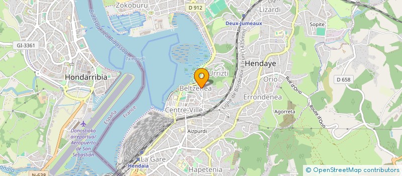 localisation de l'entreprise MADAME AMAIA CIPITRIA à HENDAYE