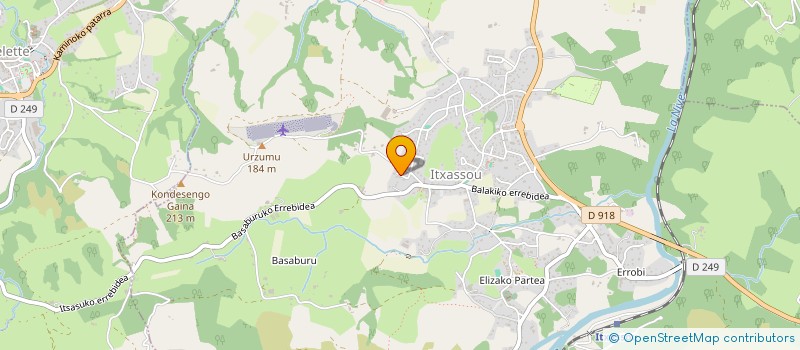 localisation de l'entreprise MADAME AMAIA HENNEBUTTE à ITXASSOU