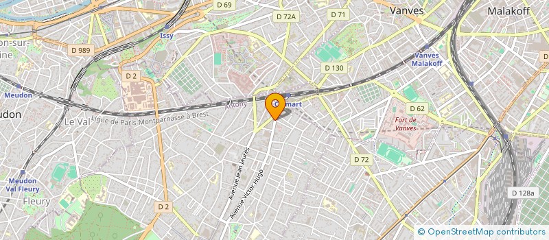 localisation de l'entreprise MADAME AMAIA SOUBELET à CLAMART