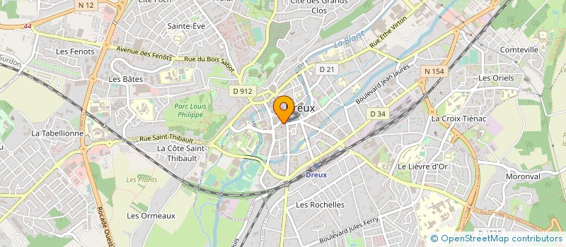 localisation de l'entreprise MADAME AMAL AABADLI à DREUX