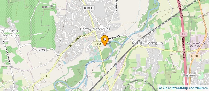 localisation de l'entreprise MADAME AMAL ACHOUIKH  CHAZAY-D'AZERGUES