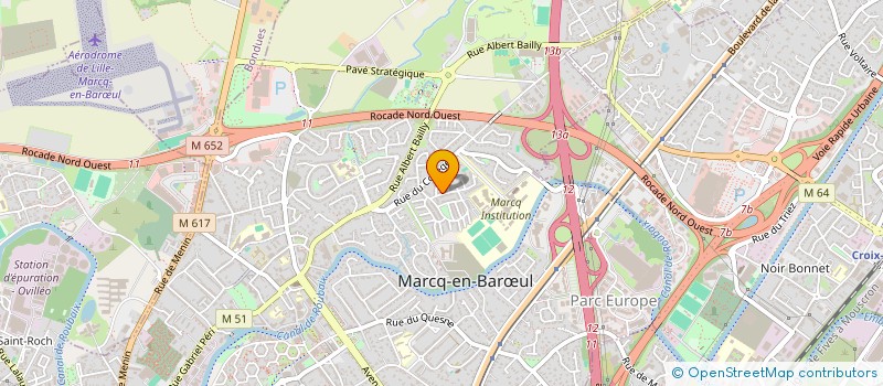 localisation de l'entreprise MADAME AMAL AGHAI à MARCQ-EN-BARŒUL