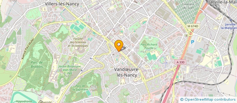 localisation de l'entreprise MADAME AMAL AIT OUSLIH  VANDUVRE-LES-NANCY