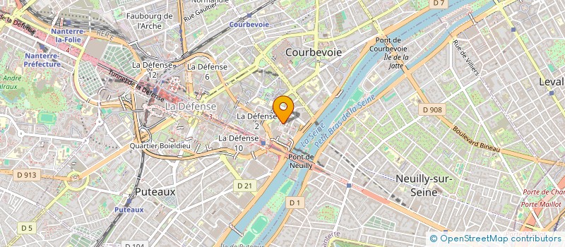 localisation de l'entreprise MADAME AMAL AL MOUNAJJED à COURBEVOIE