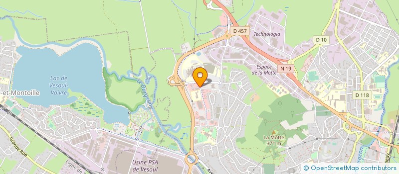 localisation de l'entreprise MADAME AMAL AZIZI  VESOUL