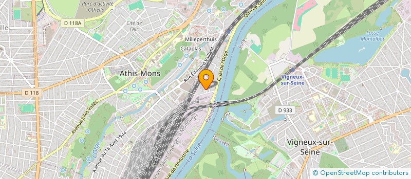 localisation de l'entreprise MADAME AMAL BAGABA  ATHIS-MONS