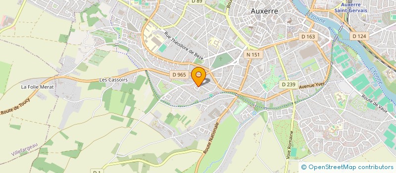 localisation de l'entreprise MADAME AMAL BEN MASSOUD à AUXERRE