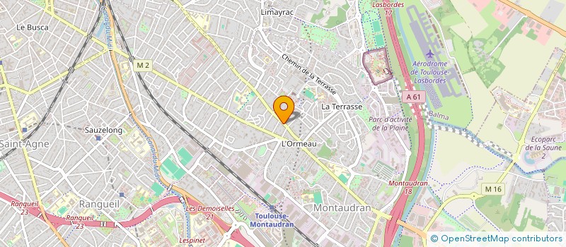 localisation de l'entreprise MADAME AMAL BENBRAHIM  TOULOUSE