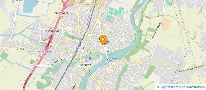 localisation de l'entreprise MADAME AMAL BENGRICH  MURET