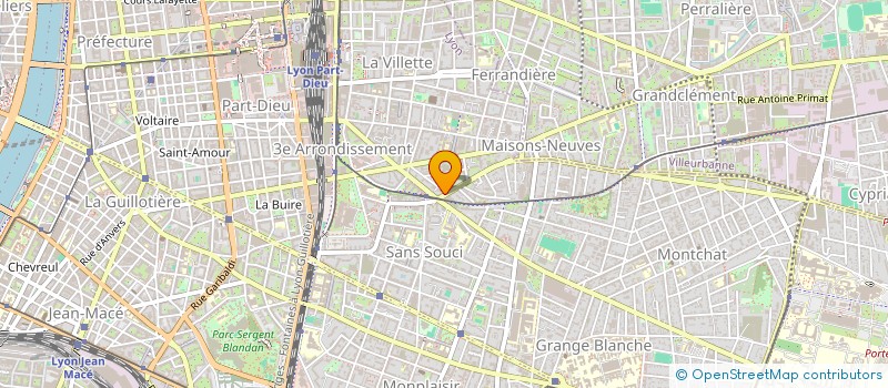 localisation de l'entreprise MADAME AMAL BENMANE à LYON