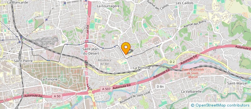 localisation de l'entreprise MADAME AMAL BOUARFA  MARSEILLE