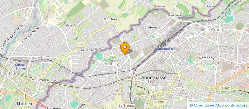 localisation de l'entreprise MADAME AMAL BOUSBAA  VILLE-LA-GRAND