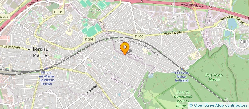 localisation de l'entreprise MADAME AMAL BOUTAIBI  NOISY-LE-GRAND