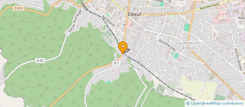 localisation de l'entreprise MADAME AMAL CHBARY  ELBEUF