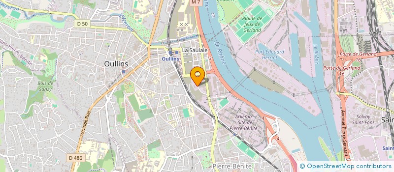 localisation de l'entreprise MADAME AMAL DIABI  OULLINS-PIERRE-BENITE