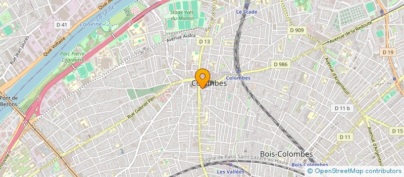 localisation de l'entreprise MADAME AMAL EL ABADI  COLOMBES