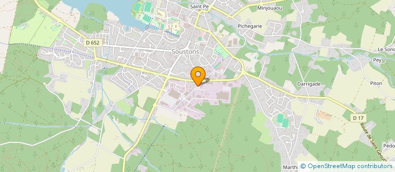 localisation de l'entreprise MADAME AMAL EL FILLAU  SOUSTONS