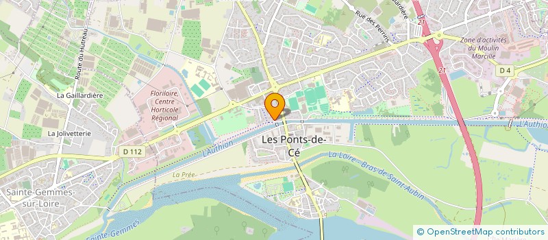 localisation de l'entreprise MADAME AMAL EL GOTE  LES PONTS-DE-CE