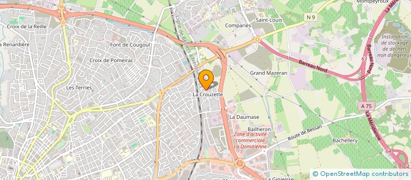 localisation de l'entreprise MADAME AMAL EL HATIMI  BEZIERS