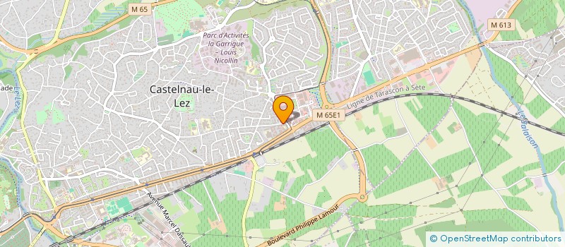 localisation de l'entreprise MADAME AMAL FARIJI  CASTELNAU-LE-LEZ
