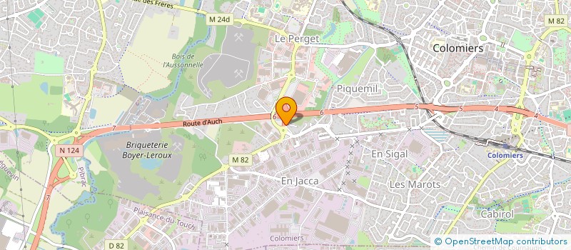 localisation de l'entreprise MADAME AMAL GHANI à COLOMIERS