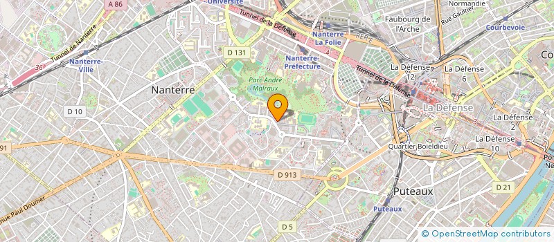 localisation de l'entreprise MADAME AMAL GOMRI  NANTERRE