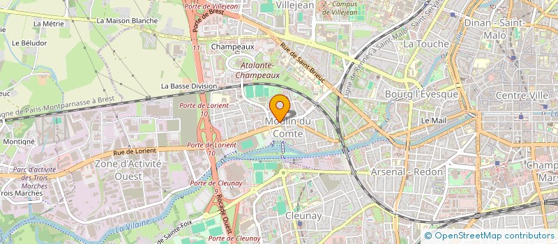 localisation de l'entreprise MADAME AMAL GOURIRE  RENNES