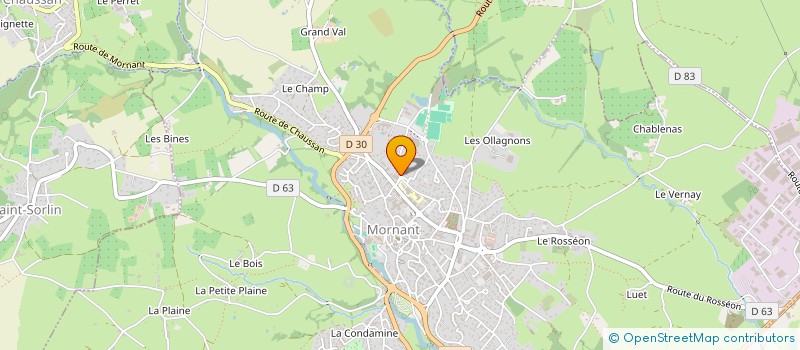 localisation de l'entreprise MADAME AMAL HADIK  MORNANT