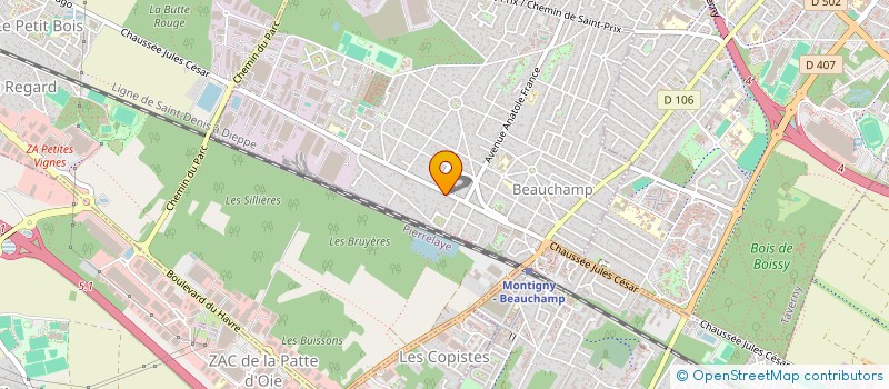 localisation de l'entreprise MADAME AMAL HARNAFI  BEAUCHAMP